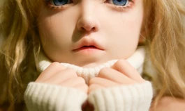 朵朵~白色毛衣
