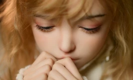 朵朵~白色毛衣