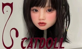 出catdoll绝版圆圆硬硅胶头雕